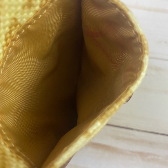 Spartina Wristlet Wallet Leather & Linen ID Holder - Picture 6 of 6